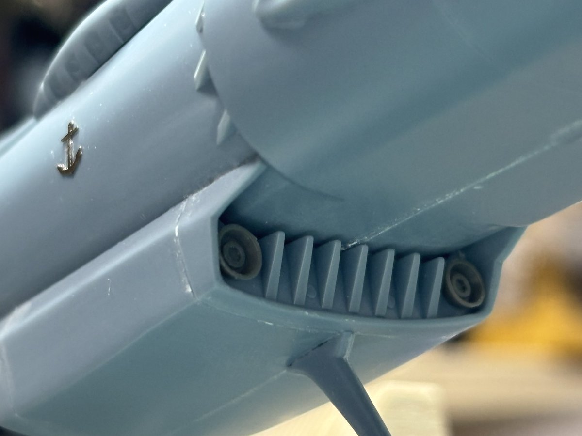 F91Freedom's tweet photo. エッチングパーツやコトブキヤのバーニアパーツでディテールアップ https://t.co/l803jBnDI5