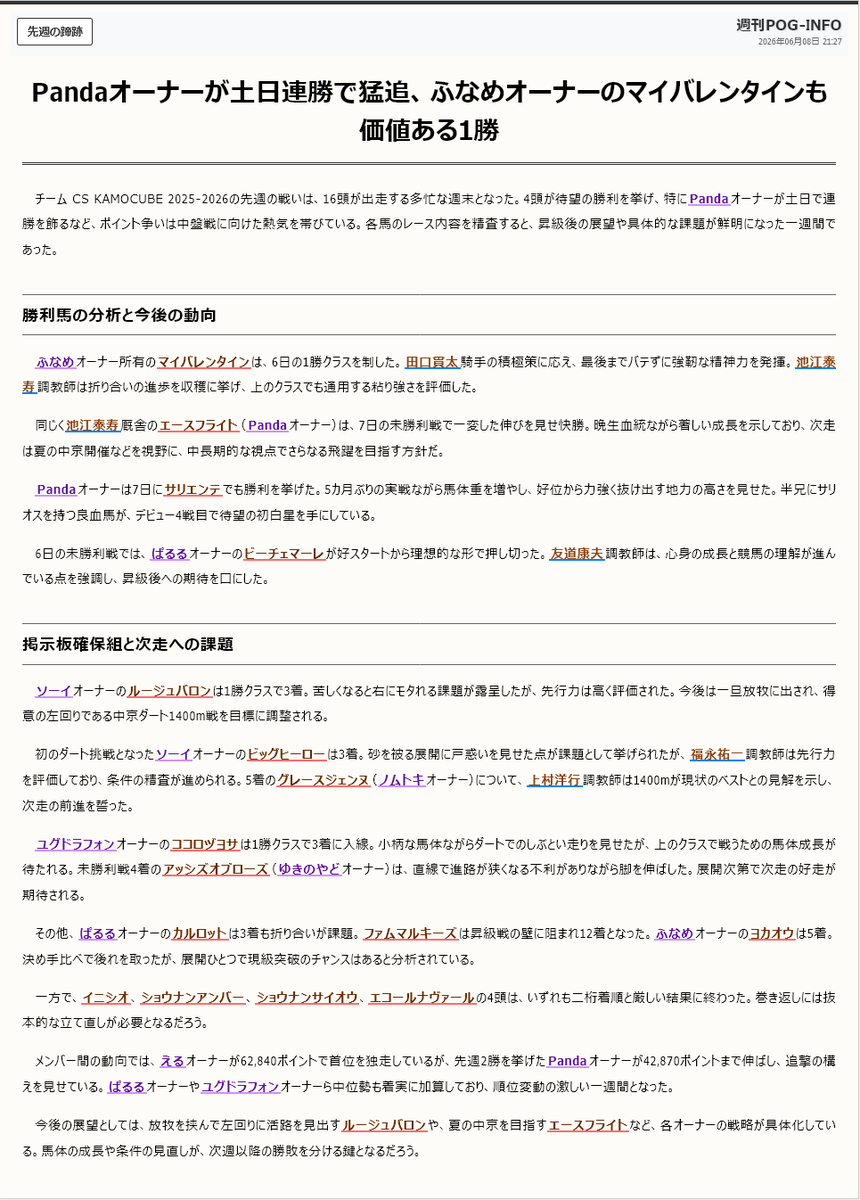 CS_KMCB's tweet photo. 2025-2026シーズン最後の振り返り https://t.co/qqYCZwGvJu