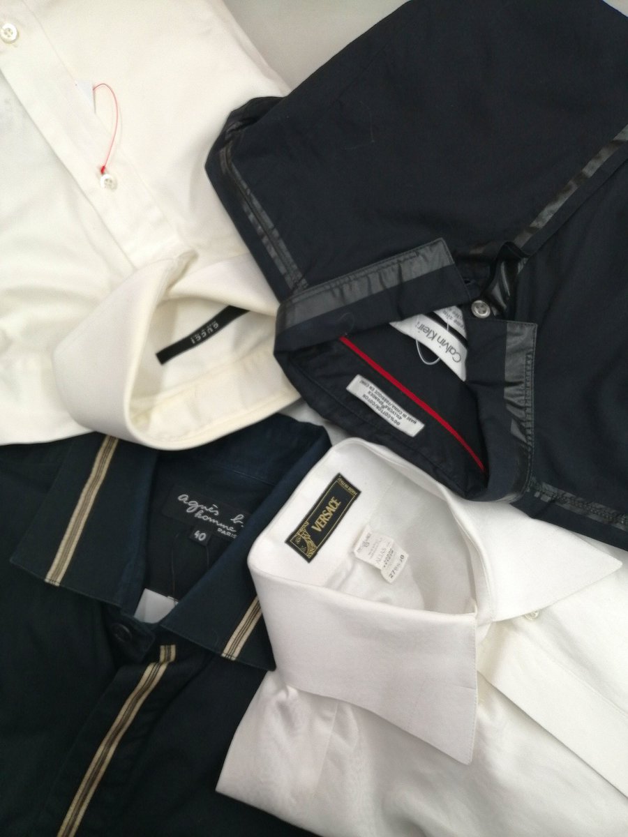 modeoff_sazae's tweet photo. こんにちはモードオフ桜新町サザエさん通り店です🌸

当店ではGUCCI、VERSACEなどヨーロッパ、アメリカのシャツも多く取り扱っております！
今年の夏は上品なシャツを着てお出かけしてみてはどうでしょうか？？

ご来店お待ちしております！！

#古着屋　#used #モードオフ桜新町サザエさん通り店 https://t.co/vqgedkW7KD