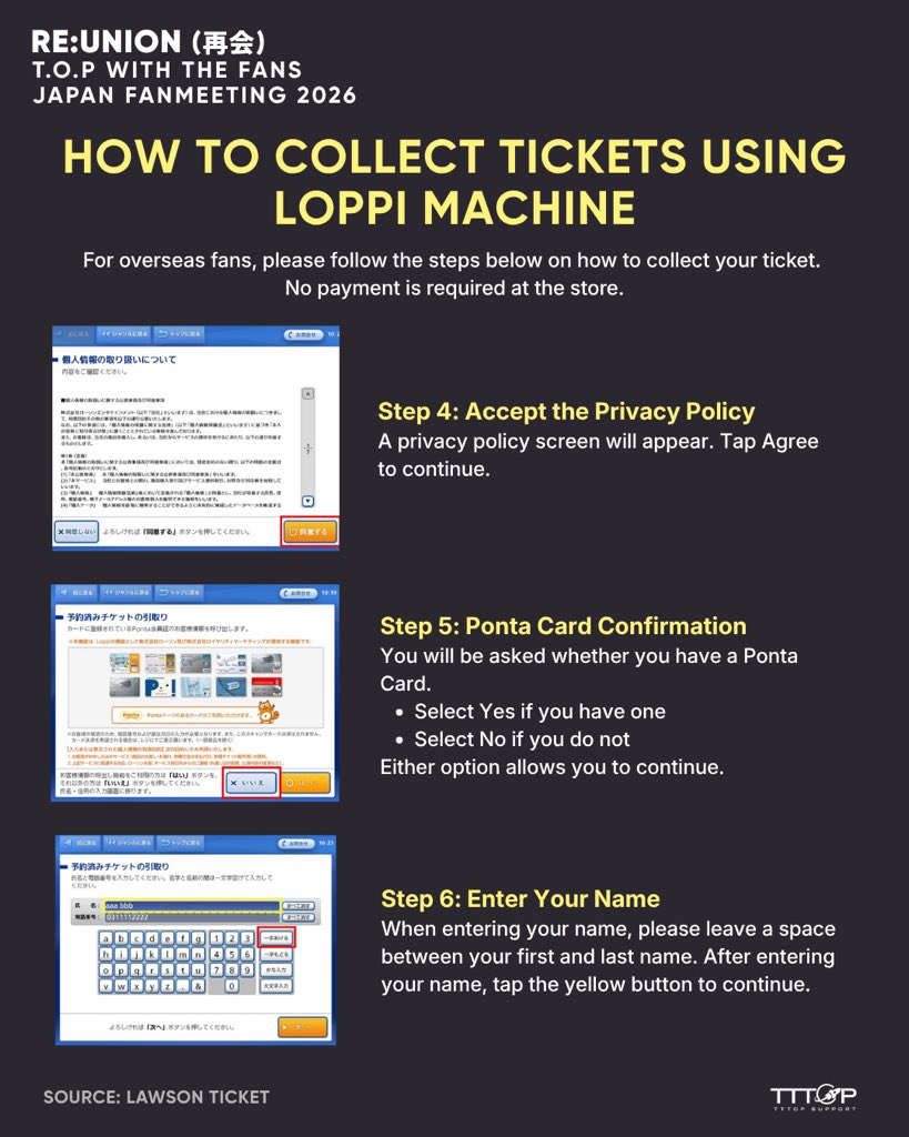 TTTOPSUPPORT's tweet photo. How To Collect Tickets Using Loppi Machine https://t.co/VXYEzEgGQe