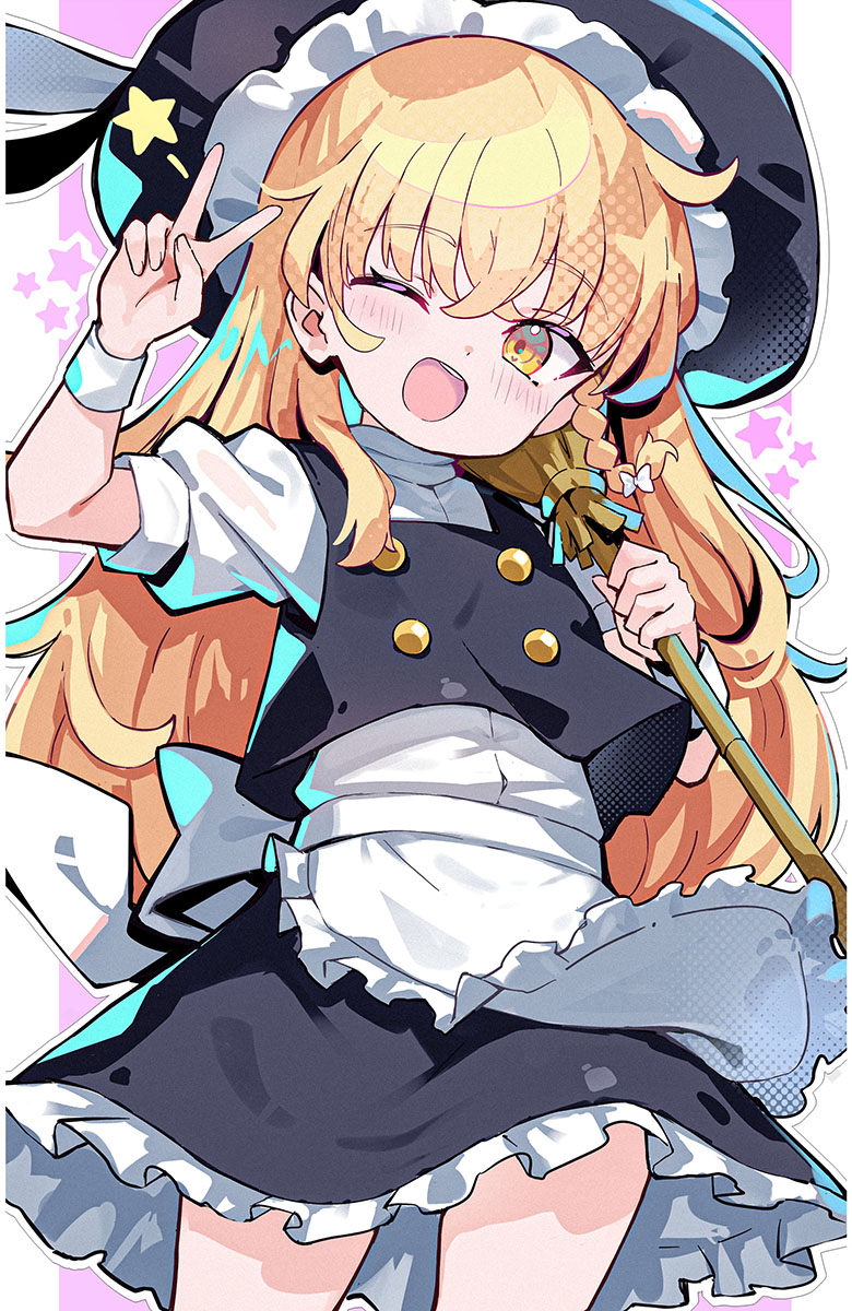 wiki_viola's tweet photo. かわいい魔理沙ちゃんだぜ https://t.co/Vw42eH5Q7Z