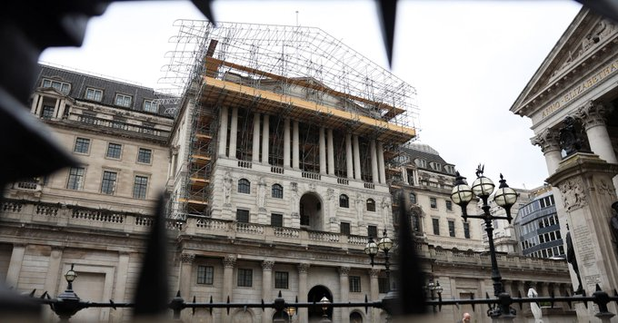 Voice7Europe's tweet photo. "BoE’s Taylor: Interest rates to stay on hold unless worst-case scenario hits. Caution remains the name of the game for the UK economy. #BoE #InterestRates" https://t.co/6Ns230qwjg