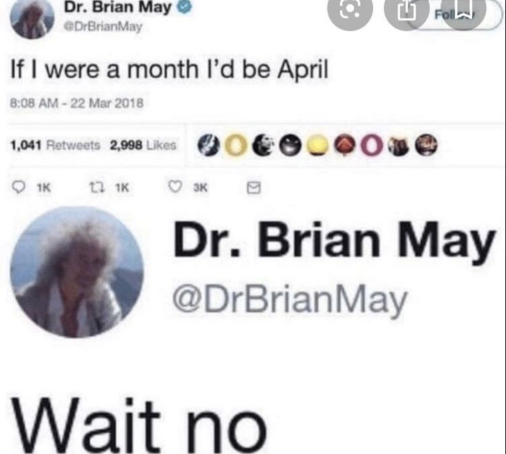 rocknrollofall's tweet photo. If I were a month....😂 https://t.co/h2Q76TNgxK