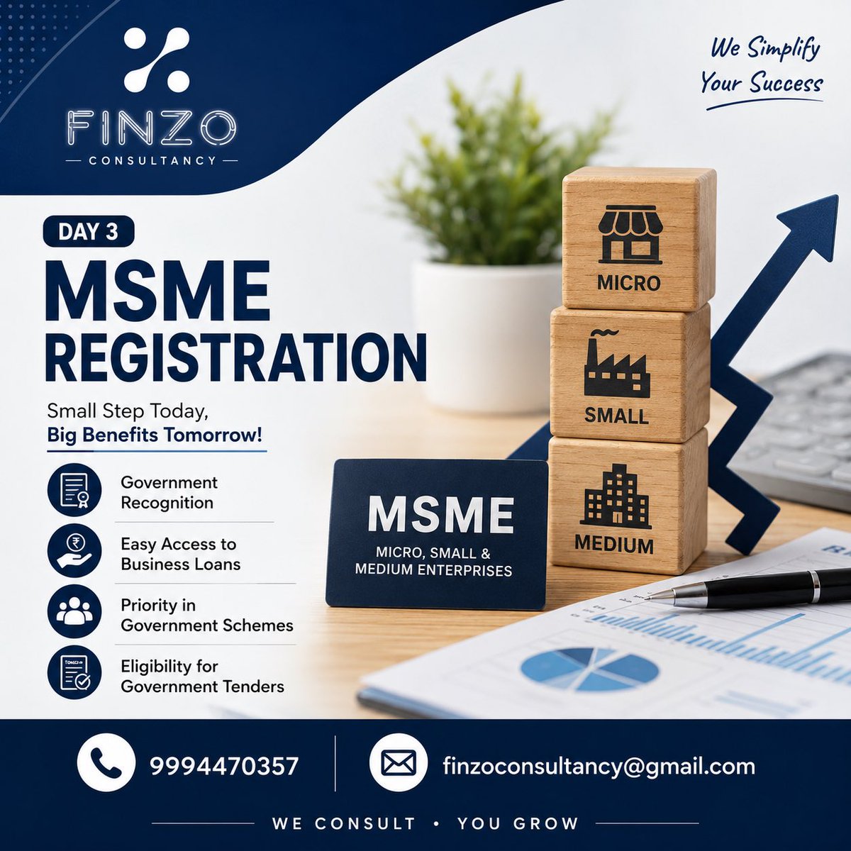 Finzo_Consult's tweet photo. 🚀 Is Your Business Registered as an MSME?
MSME registration can help your business access various government benefits and opportunities. MSMERegistration #MSME #SmallBusiness #StartupIndia #BusinessGrowth #Entrepreneur #BusinessSupport #UdyamRegistration https://t.co/CKR44TD54R