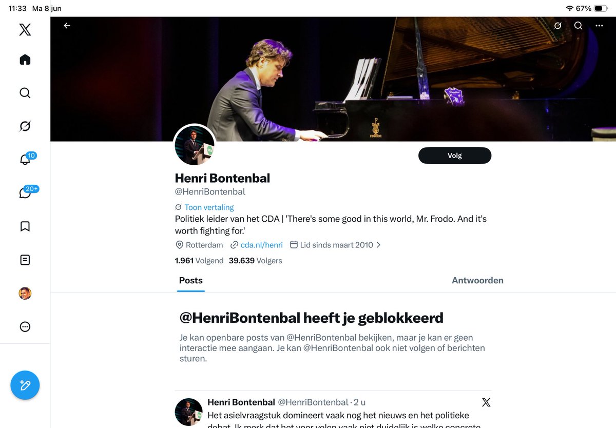 harmbeertema's tweet photo. Dit wordt ook voor jou een blokkade, @johanvan_vliet. @HenriBontenbal trekt dit niet. Hij is van het @cdavandaag, hè. Wel zenden, niet luisteren. Let maar op. https://t.co/Ejx7eFTI33