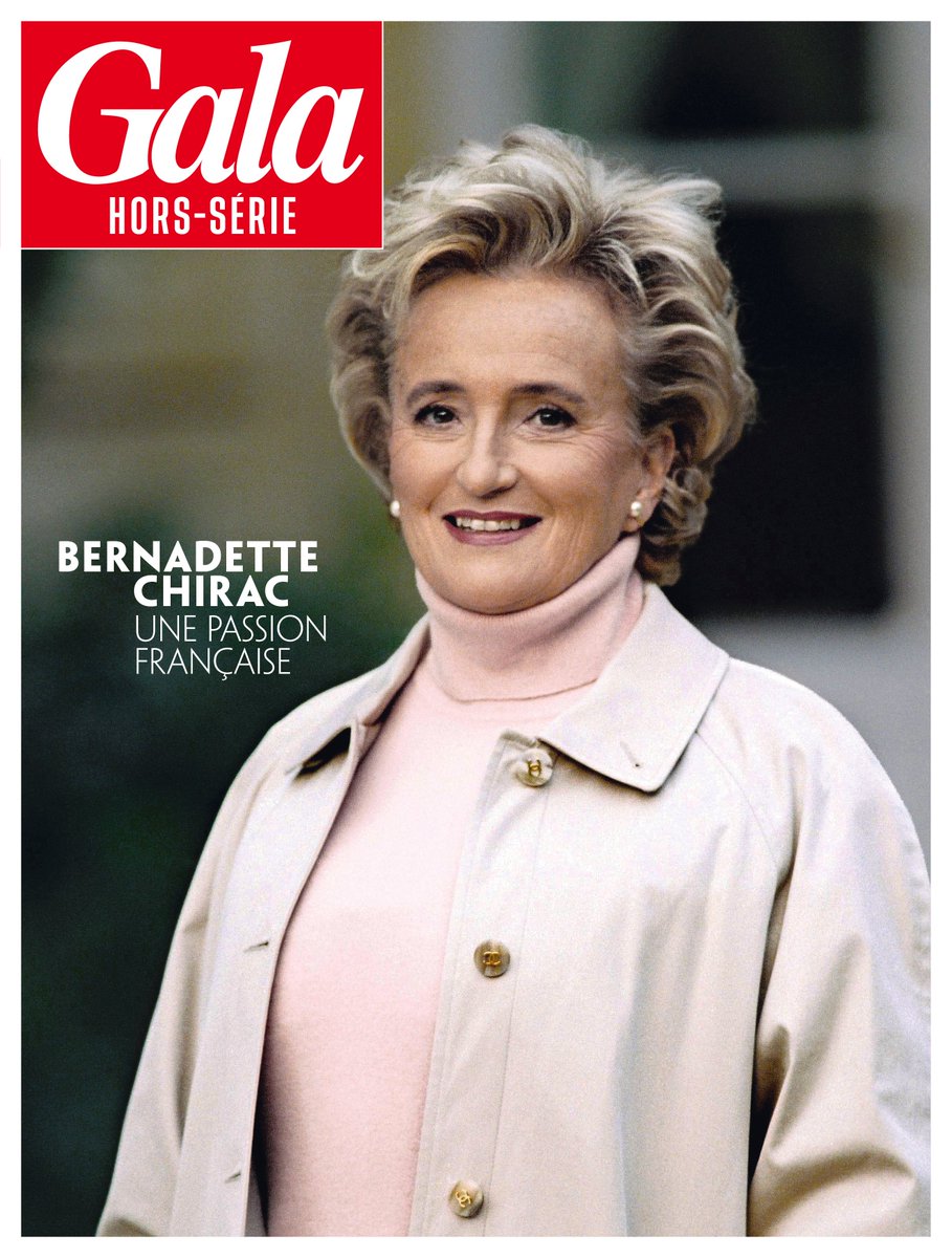GroupeFigaro's tweet photo. Hommage à Bernadette Chirac : @GALAfr publie un hors-série de 84 pages dès aujourd'hui en kiosque @NedelecCandice @ErinDohertyELLE https://t.co/nbTK3hB3II