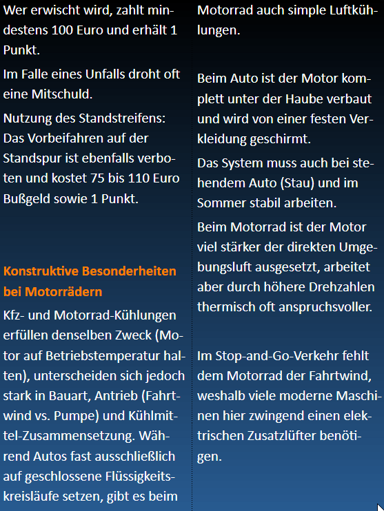 OE_Veit's tweet photo. Kleiner #servicepost zur Einordnung der Aussagen von Bundesarbeitsministerin B. Bas.
Kurz: Das Vorbeischlängeln von Motorrädern zw. den Fahrstreifen ist klar &amp; kompromisslos (auch aus guten Gründen) verboten und wird sanktioniert.

Die Kfz-Kühlung ist ein anderes Problem. https://t.co/NCGmCs2WBg