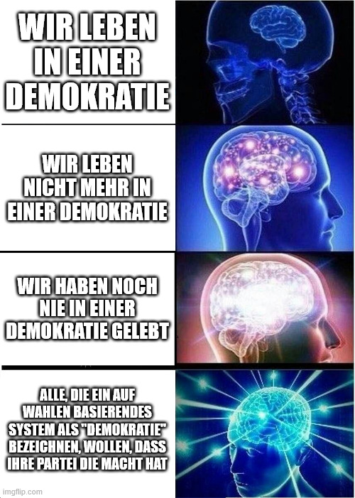 JKrattenmacher's tweet photo. Warum sollte man der Losdemokratie-Partei eher trauen als anderen Parteien? Gibt n paar Gründe, aber hier ein "neuer": Wir delegitimieren mit unserem Diskurs das Parteiensystem (und zwar KONSEQUENT, anders als zb die AfD), und damit unsere eigene potenzielle Machtgrundlage. https://t.co/iqzmhdMfvI
