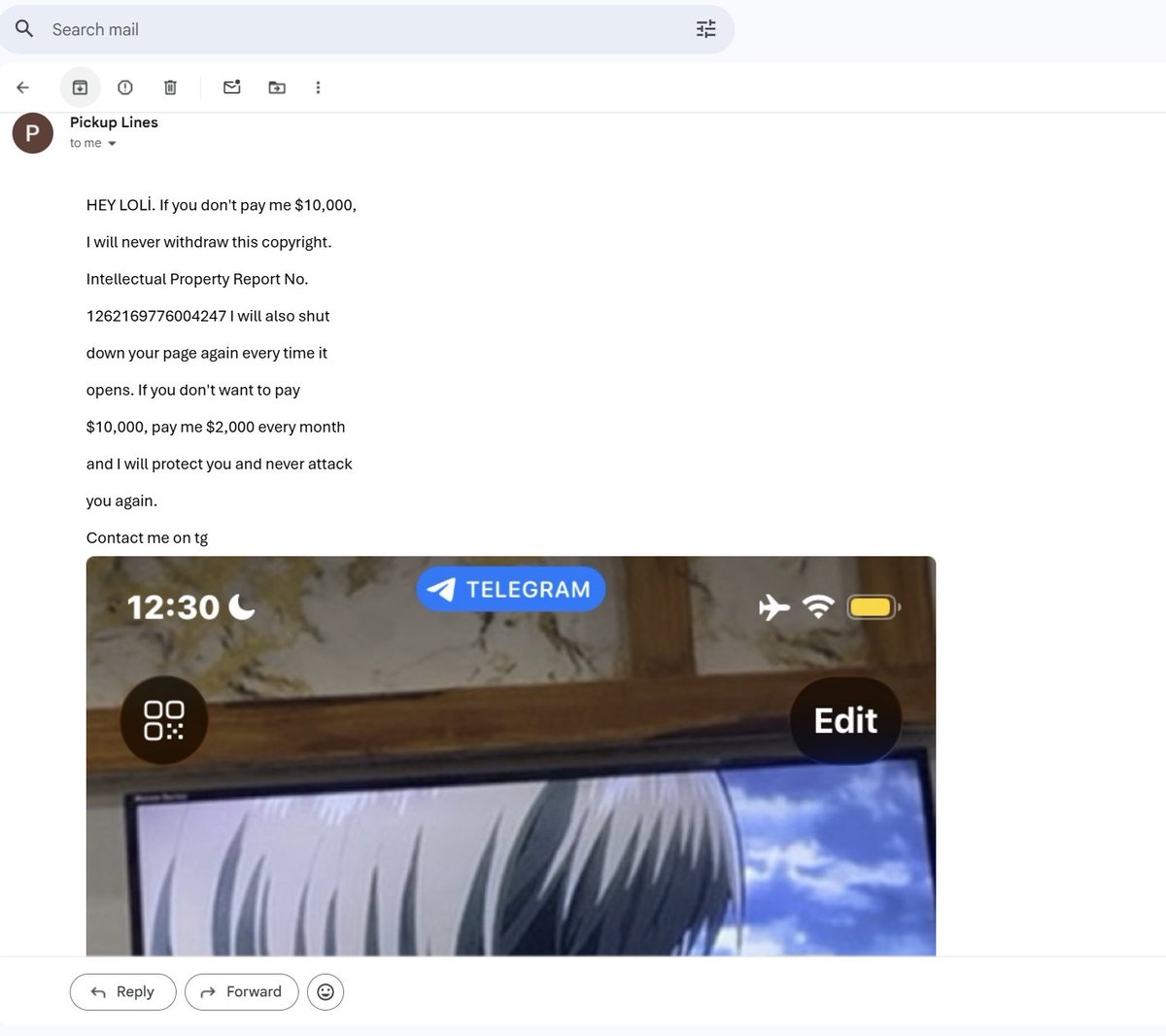 imitatesart's tweet photo. It’s been over a month since a scammer took down my post and demanded $10,000, and @instagram STILL hasn't restored my content. 🤦‍♂️

Their automated system literally accepted a fake strike from a misspelled email ("Pickupliness@outlook.com"). My 14.2M page @lolita is being held hostage by bots and zero humans are reviewing the extortion proof.

Report #: 1262169776004247
Missing Content: https://t.co/35s9cxz6Yo

If this can happen to a 14M+ account, it can happen to anyone. Please RT and tag @mosseri @fbsecurity so a real human finally fixes this glitch! 🙏💀