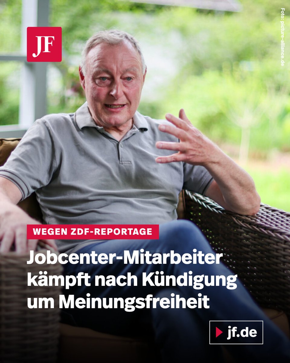 jungefreiheit's tweet photo. Ein Mitarbeiter des Bremer Jobcenters gibt in einer ZDF-Reportage Einblicke in die Arbeit der Behörde und darin, wie diese ausgenutzt werde. Dafür wird er fristlos entlassen. Jetzt wehrt sich der 60jährige.

Weiterlesen: https://t.co/lnry0j6mvl https://t.co/qoLGsKkOS9