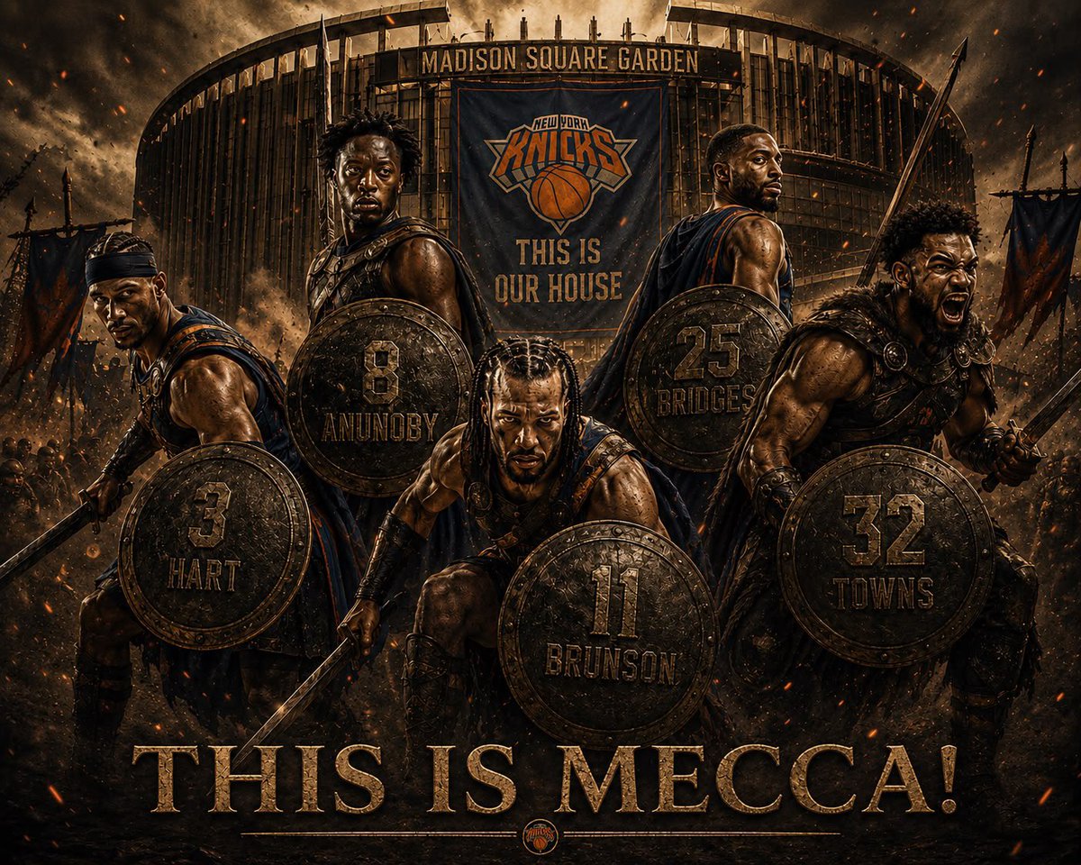 KnicksVerseFr's tweet photo. Le match le plus important de la décennie se joue la nuit prochaine, à 2h30.

Le Madison Square Garden s’apprête à entrer en ébullition pour rapprocher encore un peu plus les Knicks vers un titre attendu depuis 53 ans.

Rendez-vous avec l’Histoire. 🧡💙 https://t.co/5FGvj9G43a