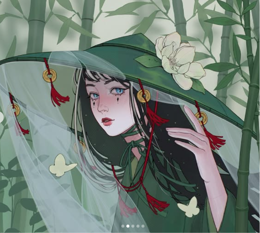 kubifruti's tweet photo. finally finished my entry for @/Mistravn DTIYS on IG 🎋✩°𓏲⋆🌿

also, commissions are currently open on VGen! if you're interested in getting artwork in a similar style, feel free to check out the link in my bio 🫧
#DTIYS #VGen #Commission https://t.co/RdkYTuWLs6