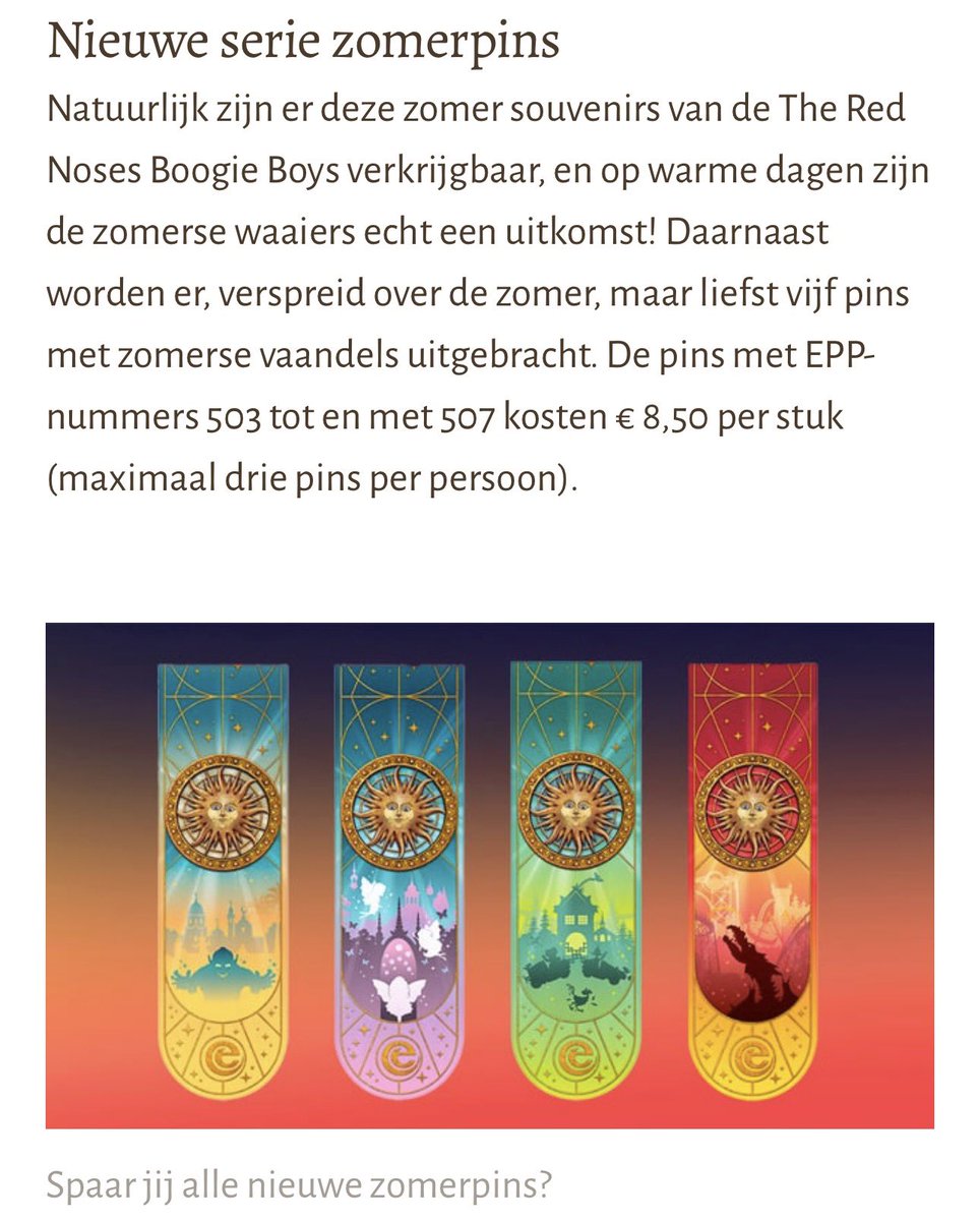 cindy_ve's tweet photo. Binnenkort nieuwe zomerpins #Efteling https://t.co/jED5087ZkU