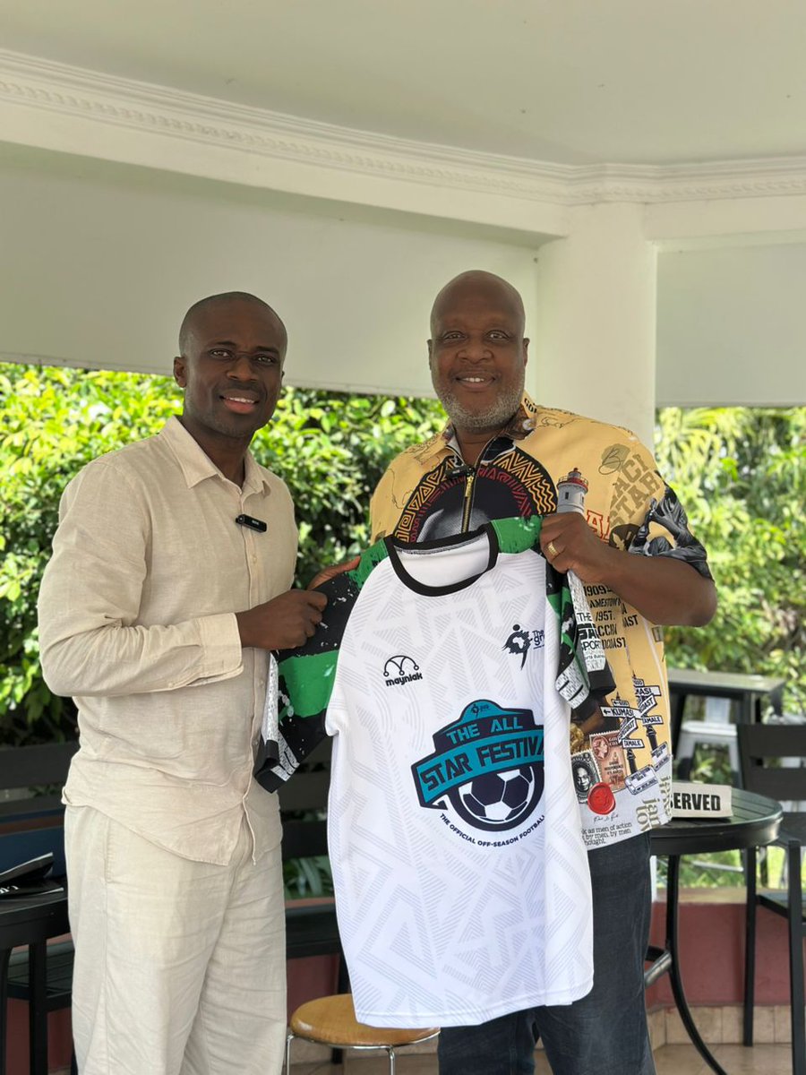 GeneralPique1's tweet photo. CHAIRMAN-GENERAL K.S.K ENDORSES THE ASF 2026

Ace broadcaster and Eternal Morning Show Host, Kwami Sefa-Kayi is pleased to be associated with The All Star Festival (The ASF 2026).

Don’t miss The ASF Expérience this July at the UG Sports Stadium.

#TheAllStarFestival https://t.co/hlaT91uDN1