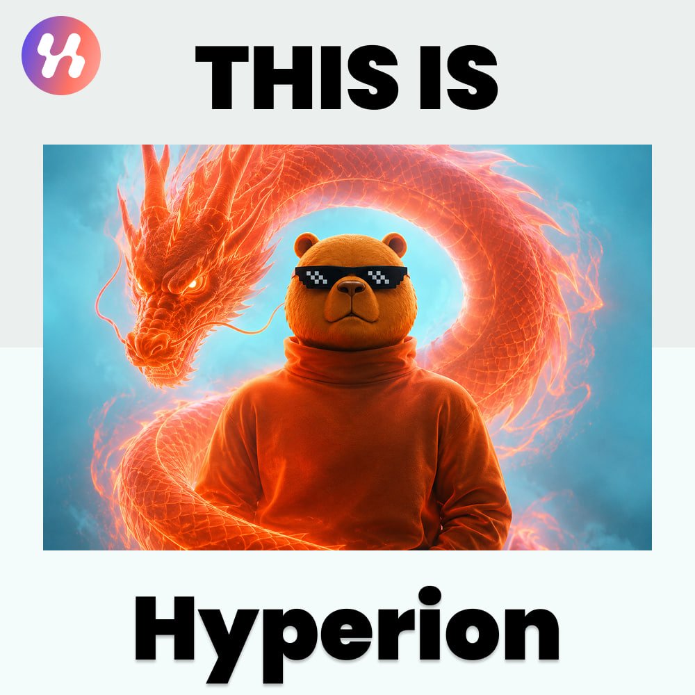 hyperion_xyz's tweet photo. This is Hyperion 🐉

Your weekly recap with the top news: June 1 – June 8

• Stablecoin yield stays active on Hyperion pools: https://t.co/vVs1FW70HI

• Hyperion Community Call covered key updates and rewarded participants with RION Creator Points: https://t.co/sISYpqlnOI

• Real yield is flowing across Hyperion’s top pools: https://t.co/v6qsVgMvqE

• Something big was teased: https://t.co/fp3xGFmwYT

• Hyperion Referral keeps growing. Share your code and earn 20% of every fee your invited traders generate: https://t.co/UFr24ohXxv

• Lottery King prize distribution has been refined: https://t.co/1tJqKWSilY

⚡️ Campaigns to Participate:

1) Lottery King. Trade $100+, earn tickets, and compete for a share of the 1,500 APT prize pool: https://t.co/pX1eQyMjH4

2) RION Creators Program. Earn APT for Creating Content: https://t.co/X1D3F1Edog

3) Stake RION and earn up to 20% APR: https://t.co/jvi1zWLAIT