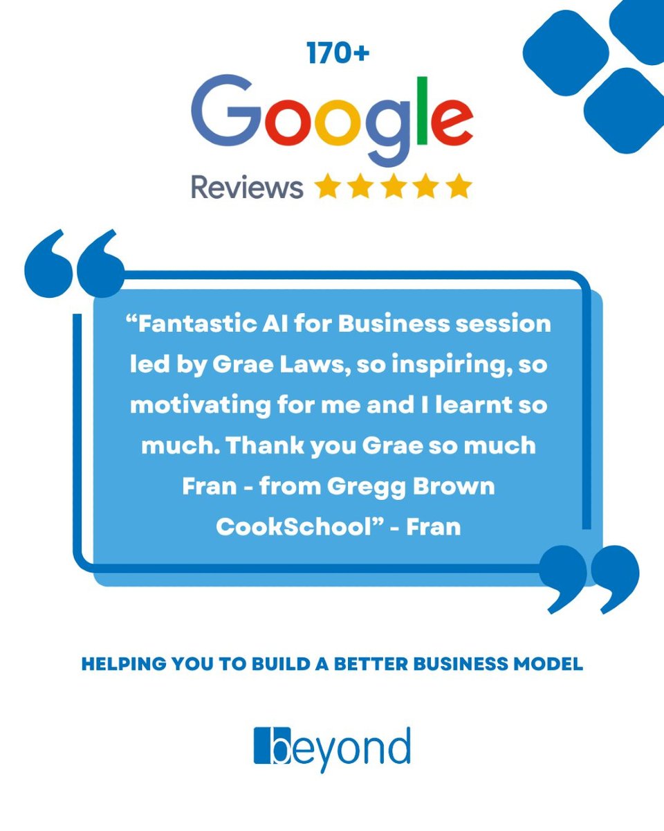 Beyond_Touch's tweet photo. 1 of over 170 5* Google Business Reviews! Thanks Fran! https://t.co/WoiYmzFn1J