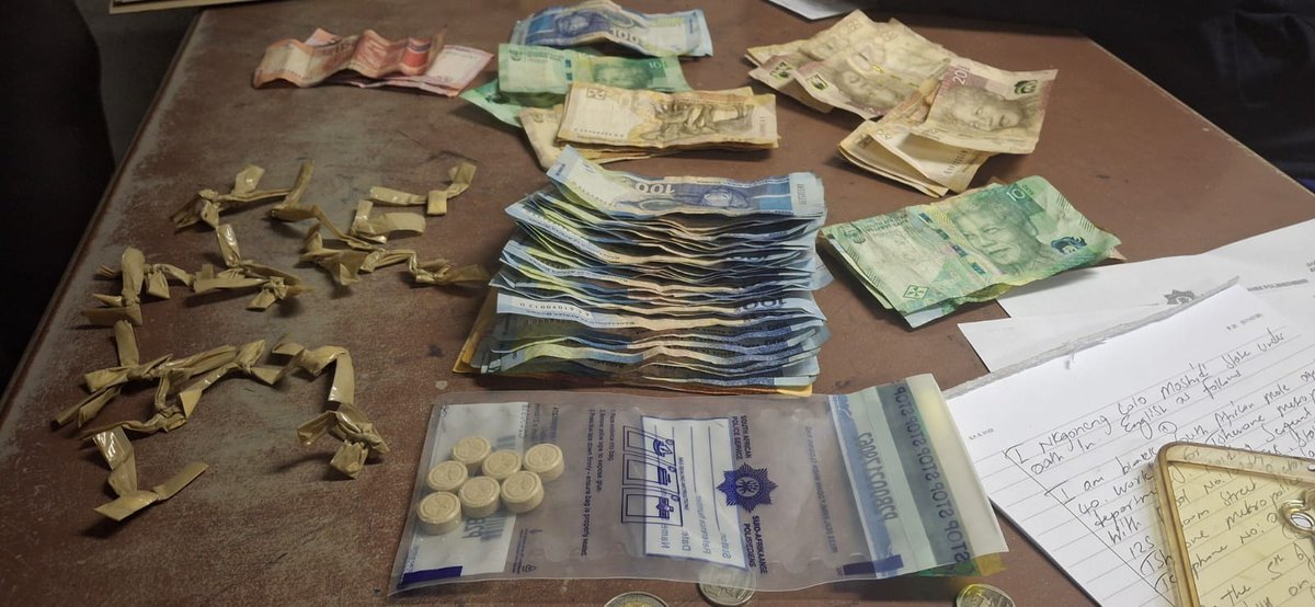 nasiphim's tweet photo. In two separate arrests in Mabopane and Olievenhoutbosch, three men were arrested, including a Mozambican national, for dealing in and possession of drugs. 

Their clients are our brothers and sisters.

One by one 🙏 https://t.co/VHuWjpCzb3