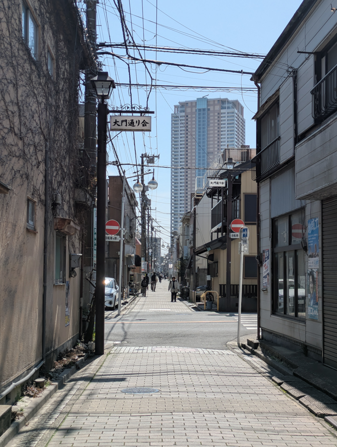 松戸ー市川探訪。市川アイ・リンクタウンに向かって、大門通り会商店街