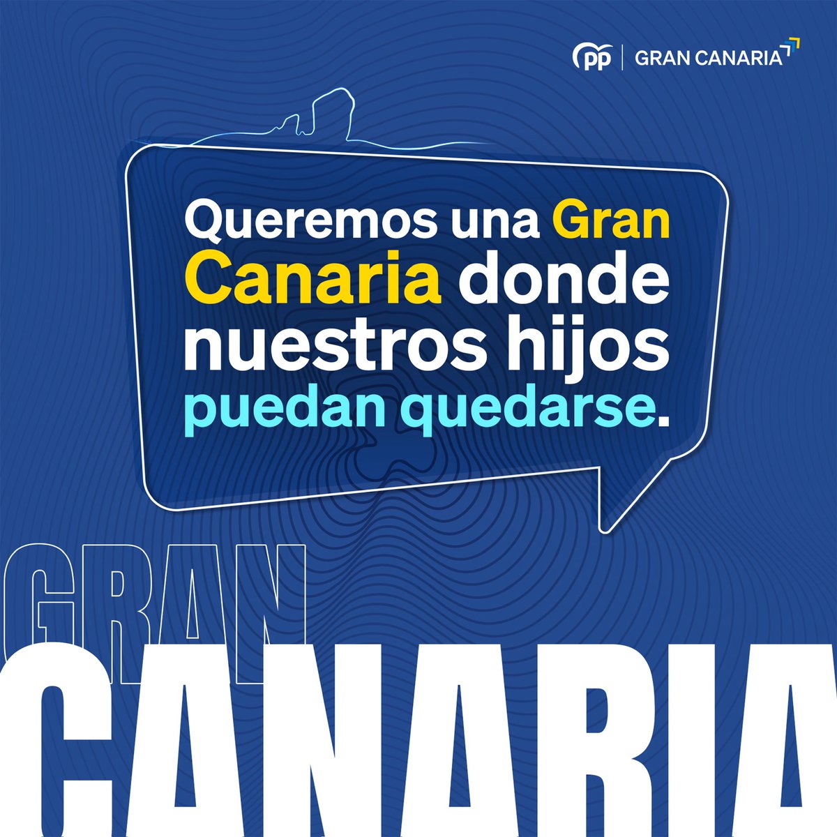 popularesgc's tweet photo. Queremos una isla donde nuestros jóvenes encuentren oportunidades, donde trabajar permita vivir con dignidad y donde emprender no sea una carrera de obstáculos.

Una Gran Canaria que apueste por sus barrios, escuche a sus municipios y genere futuro para quienes quieren construir su vida aquí.

Porque el talento de nuestra tierra no debe marcharse para cumplir sus sueños. 🇮🇨