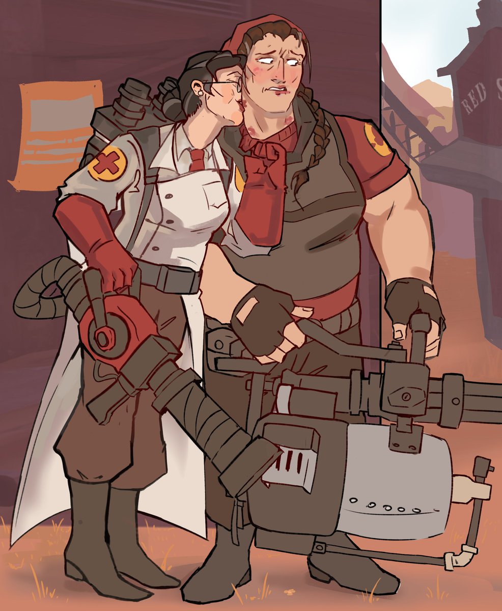 rustlingpapers's tweet photo. Adding color is painful omg I literally wanna die-
Hahaha Saddam Hussein

#tf2 #femfortress https://t.co/FuHnqtRula