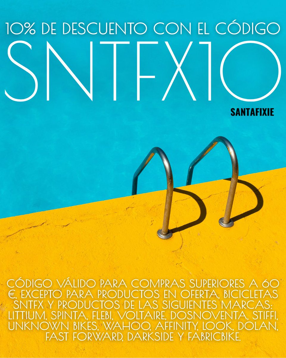 santafixie's tweet photo. Ya es casi verano, pero todavía no. Ya casi son rebajas, pero todavía no. Ya casi tengo vacaciones, pero todavía no.

Así que gestionando el mientras tanto aprovecha este 10% de descuento en miles de productos en nuestra tienda. Ahora. 🌴

🌐 https://t.co/pFcmVYW2lT https://t.co/L8R2YlozBd