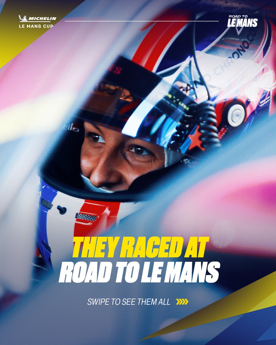LeMansCup's tweet photo. Recognise these faces? 👀

Before reaching the top level of motorsport, many future stars raced at #RoadToLeMans. 👊

This Friday, a new generation of talent will take on the legendary Circuit des 24 Heures du Mans - and the next big name could already be on the grid. 🔥

Watch LIVE & FREE on FIAWEC+ at 10:00 AM CEST 📺

#LMC #Michelin