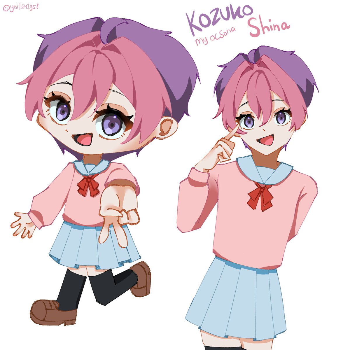 Yoi1641958's tweet photo. kyknya aku jarang post ocsona ku TAPI INI DIAA!!!

Kozuko Shina :D
#oc #ocsona https://t.co/yRRb8uQdbQ