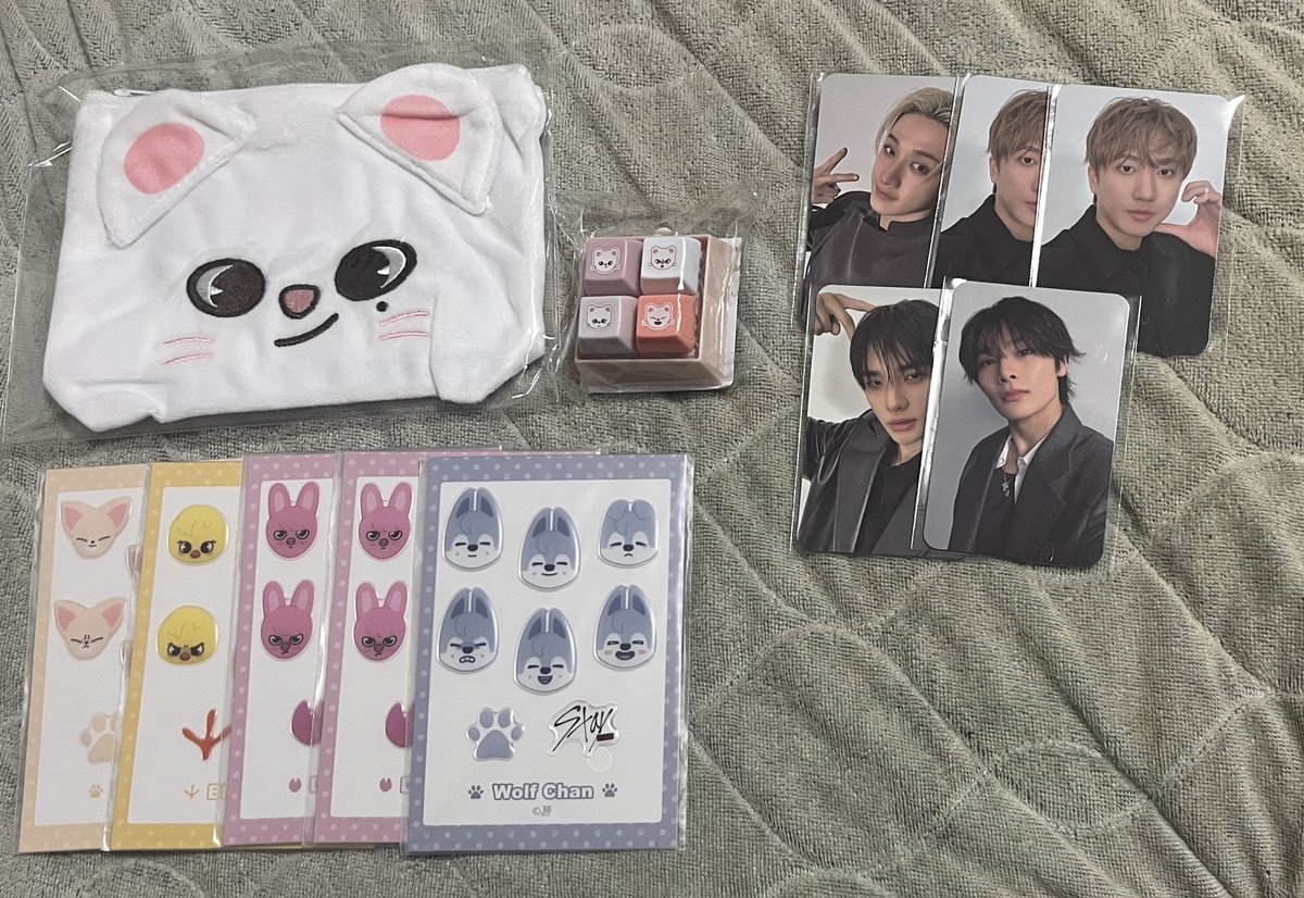 misosiru_soft's tweet photo. straykids スキズ  オンラインくじ 交換 買取

譲　画像
求　ポーチ🐰、ポチポチ🐶、シール🐰🐶、トレカ🐰A、🐿B、買取>>異種🐿なんでも

買取してくださる方お値段提示してください🙏
郵送希望
お気軽にお声がけ下さい https://t.co/M3g9uMYcXq