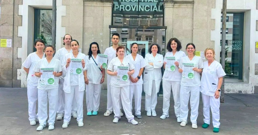 cofiga's tweet photo. Concentracións de fisioterapeutas, convocadas por @SATSE_GALICIA, para denunciar sobrecarga asistencial e reclamar máis profesionais no Sergas e mellores condicións laborais.

🔗 https://t.co/1cwbUgam28

(+) https://t.co/PnFS7B87t9