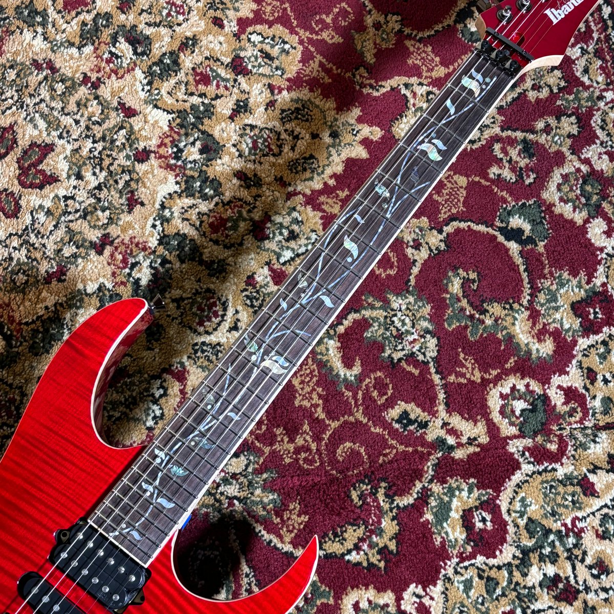 J-Custom】#Ibanez RG8570 Red Spinel展示中！ J-Customの代名詞とも 