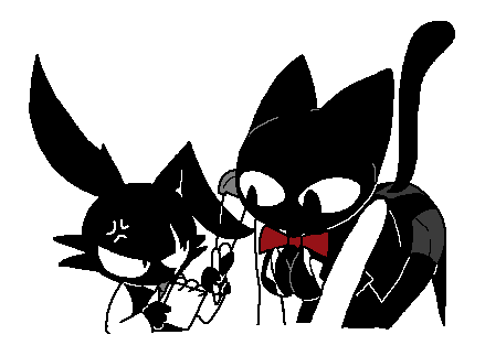 M4SKEEPER's tweet photo. 🐇: pls listen carefully
🐈‍⬛: sure sure I'm listening https://t.co/sHQ76VmB5R