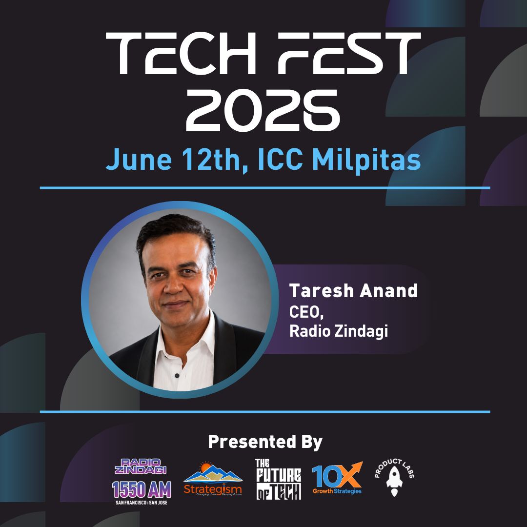 strategisminc's tweet photo. Join us as Taresh Anand kicks off Tech Fest 2026 with an inspiring opening address on innovation, entrepreneurship, media transformation, and the vision behind bringing together Silicon Valley's technology ecosystem under one roof.

🎟️ Register: https://t.co/GgYMg9GXWb

#TECHFEST https://t.co/Kz7EMc8Eci