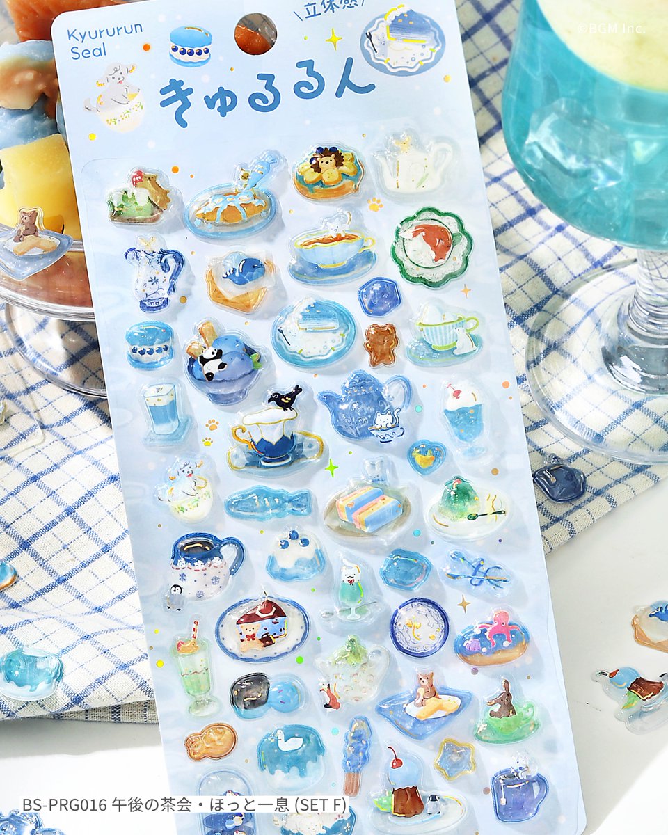 セットF】先行販売 きゅるるんシール第四弾 喫茶アラモード・マジック