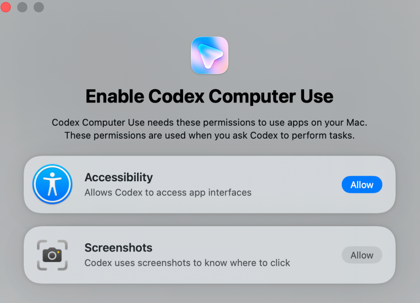 David6LIANG8's tweet photo. Computer Use is the real unlock for Codex. 🖥️
It can see, click, type, and test like a human.
#Codex #OpenAI #ComputerUse #AIagents https://t.co/jq7DPHmEYK
