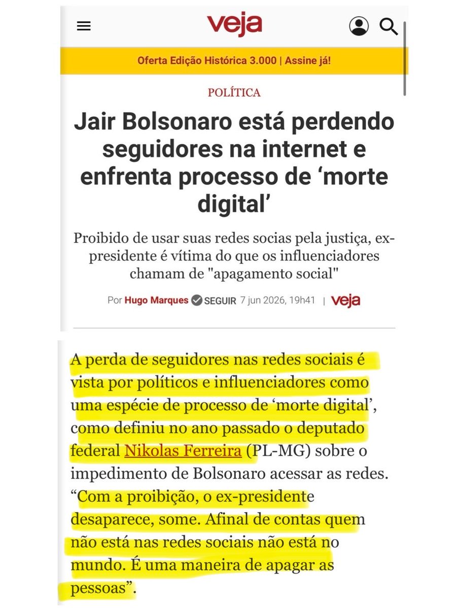 Tali_Mito22's tweet photo. É esse tal que faz parte da “tropa de choque” do Flávio⁉️

Quem precisa de oposição quando se tem @nikolas_dm dando declarações como essas‼️

“Morte digital” é o nariz dele. Quem nasceu Nikolas, JAMAIS será um Bolsonaro‼️ https://t.co/B0jlO76ul2