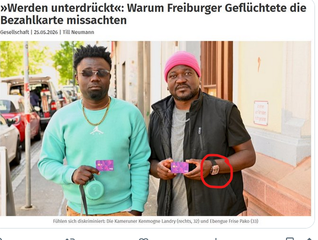 DerGanesha's tweet photo. Der Flüchtling trägt eine Uhr die 236.000 Euro Wert ist und will dennoch mehr Geld

Selbst wenn sie gefälscht ist, so eine gute Uhr zu fälschen kostet mindstens 5000 Euro

Wie dreist ist das bitte ?
