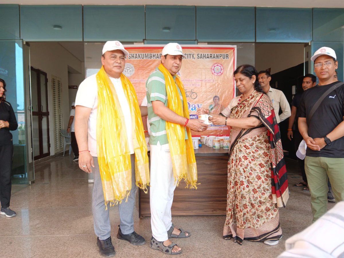 MSUnive's tweet photo. विश्व साइकिल दिवस 2026 🚴
माँ शाकुम्भरी विश्वविद्यालय, सहारनपुर में
#News #saharanpur #cycleday https://t.co/WIoBpF7MLm