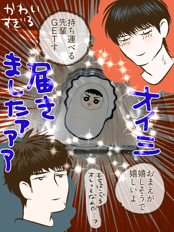 ytk_sd's tweet photo. @inunazekashikoi 肘掛さん～～～！　オイ三、無事届きました！！！！！　もったいなくて？まだ袋からも出せてませんし保護シール剥がす日が来るのか？？って感じです、かわいい～～～かわいい～～～～！！！！！本当にありがとうございます！！！写真下手で実物の良さが1％も表現できてなくて悔しい🤯 https://t.co/82j5E1eQSg