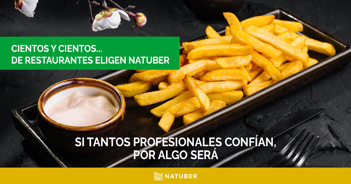 hijolusa's tweet photo. 🥔 Cientos y cientos de restaurantes… eligen Natuber
Por qué:
✓ 11 cortes diferentes
✓ Servicio 7 días/semana
✓ Certificación IFS Food
La mejor patata es la que sabe a patata 💚
#Natuber #HORECA #SomosHijolusa https://t.co/38Stki5Jr4