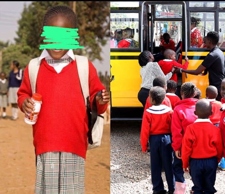 CopShakurkihara's tweet photo. A four-year-old girl was sexually assaulted by her school bus driver in Mwea Constituency on 6 May. 

The school's name is Grace Winn*rs Academy. The driver has not yet been arrested.The family is calling for justice. https://t.co/dRvfaRGdmt