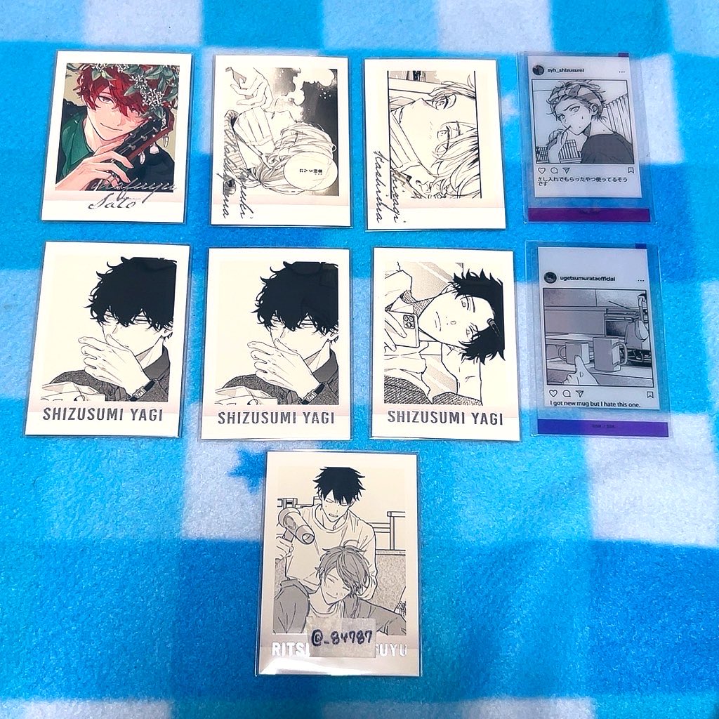 _84787's tweet photo. 再掲【交換】ギヴン ギヴン展 ぱしゃこれ PREMIUM クリアシート

譲：1枚目画像参照
求：2.3枚目💖

・郵送交換のみ
・カラー真冬はカラー立夏が最優先
難しいとは思いますが、
検索からでもお気軽にお声がけください💐 https://t.co/vMzdBJ8uau