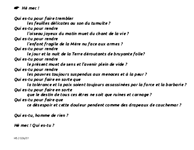herve_s's tweet photo. No war, work for peace https://t.co/N3cwHzHE4n