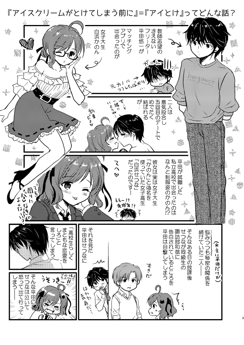 #コミティア156 新刊(創作男女、先生×生徒)通販はこちらから🍧
メロンブックスさん(物理書籍)⇒https://t.co/IRbrAKk58M
メロンブックスさん(電子書籍)⇒https://t.co/CIpDLZ0zw5
BOOTH(物理書籍・ペーパー付)⇒https://t.co/vtxdIthKFh
続きものの4巻ですが既刊もありますのでぜひ~😊