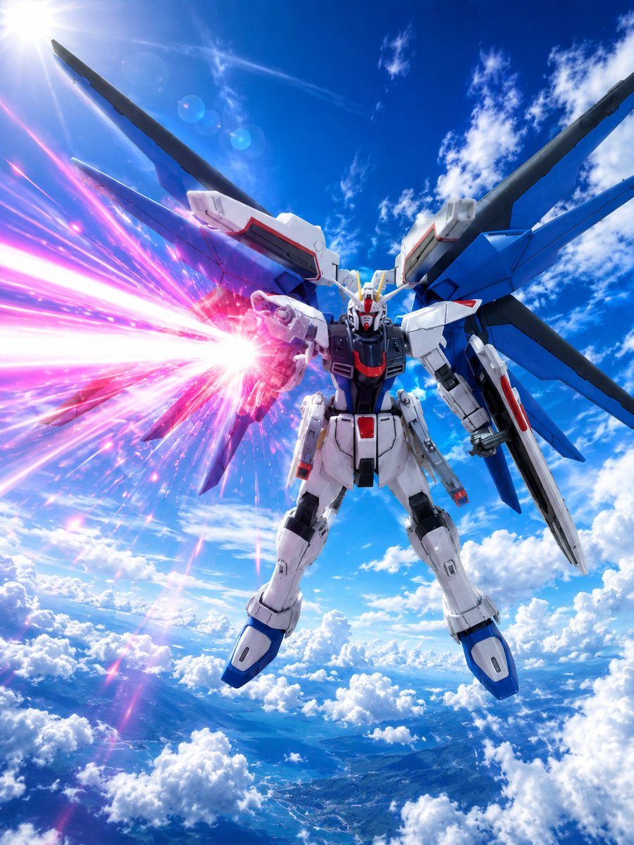 okumoman's tweet photo. フリーダム完成
やっぱフリーダムガンダム格好いい🎵

#ガンプラ
#ガンダム
#フリーダムガンダム
#ガンプラは自由だ https://t.co/UJgOUSKNU9