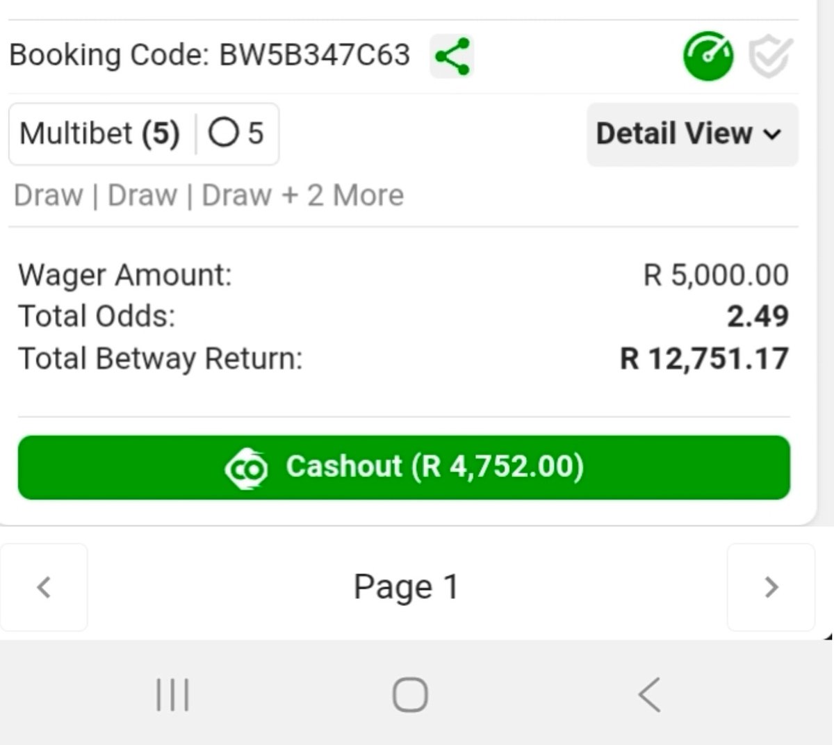 BetwayDrag74185's tweet photo. Lets boom again 10 minutes Draw mixed with one game with goals π¨βπ³β
οΈ
BW5B347C63
18only | π | T's and C's apply
#QualityServiceWeProvide #FIFAWorldCup #ShareThisPost #Betway https://t.co/jVMPeJ7XcV