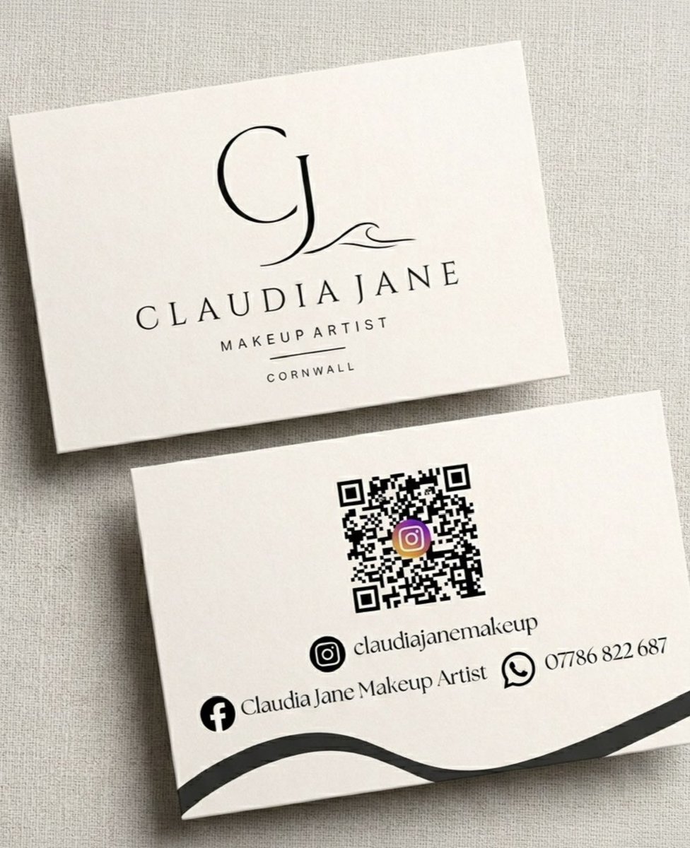 DDesignsSco's tweet photo. We are very happy to have helped Design and Print new Business Cards for Claudia Jane Makeup Artist 👰‍♀️ 

250 x Business Cards, Double Sided, Full Colour, Printed on 450gsm Silk ☑️ https://t.co/EqqfhDs2sL