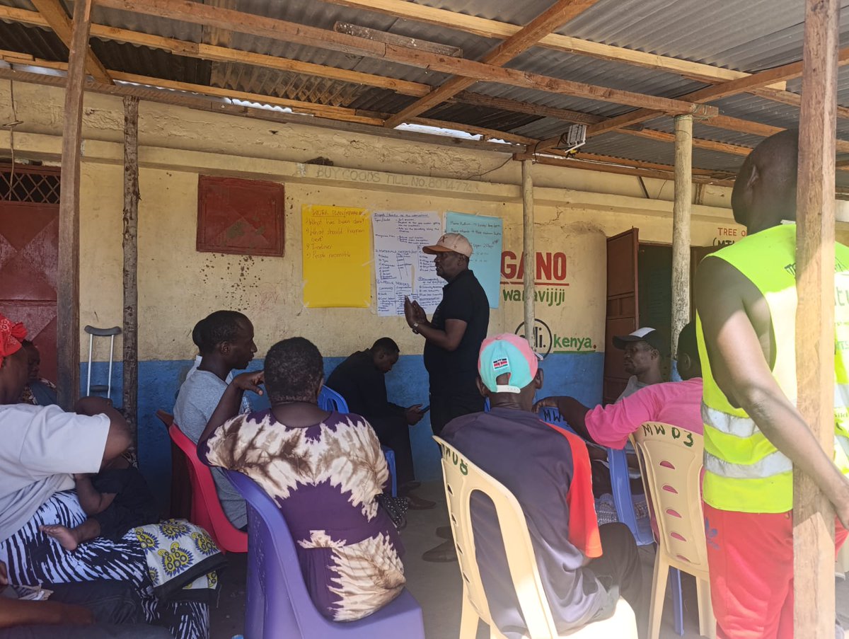 Wanavijiji_sdi's tweet photo. Tudor Muoroto’s waterlogged paths become impassable in heavy rains. Residents, SDI Kenya & Muungano wa Wanavijiji co-designed workplans to upgrade paths and plant mangroves, with clear community roles for resilience. #CommunityLedDevelopment #MuunganoAt30 https://t.co/PKxCgUF5VN