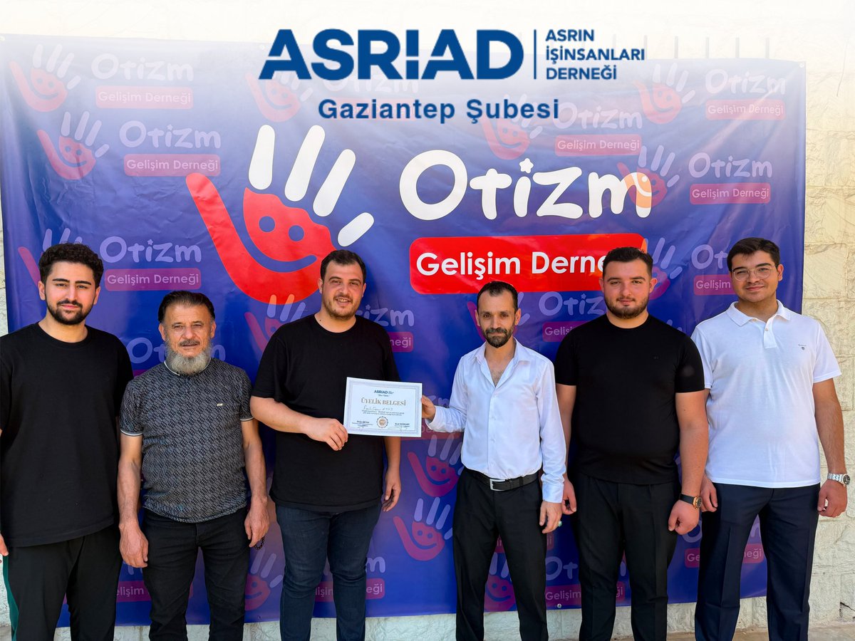 AsriadG's tweet photo. ASRİAD Gaziantep olarak, İş Geliştirme Başkanımız Sayın Ökkeş Tüzün önderliğinde Mersin'de anlamlı bir ziyarette bulunduk.
​Mersin'de Otizm Gelişim Derneği’nin açılışını gerçekleştiren, önceki dönem Genç ASRİAD Başkanımız Sayın Faruk Soner Ataş’ı ziyaret ettik. https://t.co/9uzrwWjbmZ