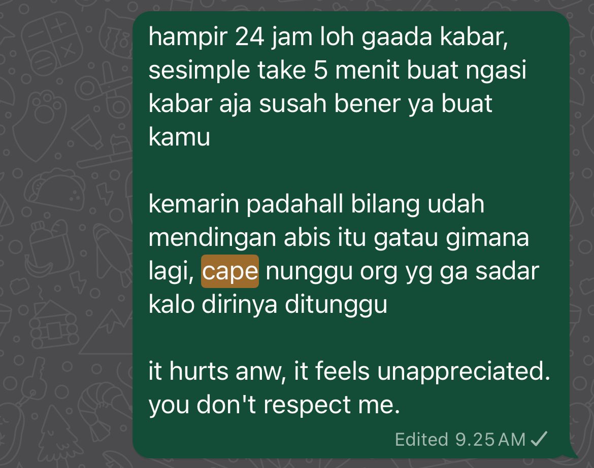 anggarasamvdr's tweet photo. buat kakak kakak kalo kalian belum pada tau, ini namanya deket sama avoidant ya tiba-tiba di ghosting tanpa ada masalah apa-apa https://t.co/cyCj6DQItM