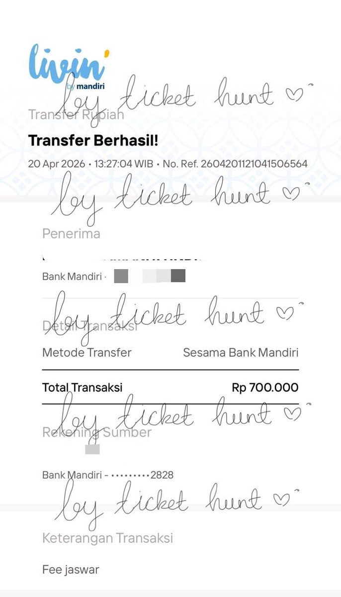 _tickethunt's tweet photo. OPEN FAST RECRUITMENT TIM WAR✨

Requirement: 
- Paham menggunakan platform tiket . com
- Bisa war besok untuk BTS Jakarta jam 12.00 

Benefit: 
- Fee tiket akan ditransfer hari h atau maksimal h+3 dari hari ticketing 

https://t.co/vni4wEsyBX

#zonauang #infofreelance #freelancer #infoloker #loker #zonaba #freelance